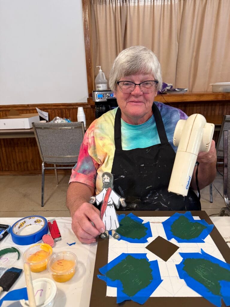 Had a great time at a Barn Quilting workshop with Lenora and Nancy