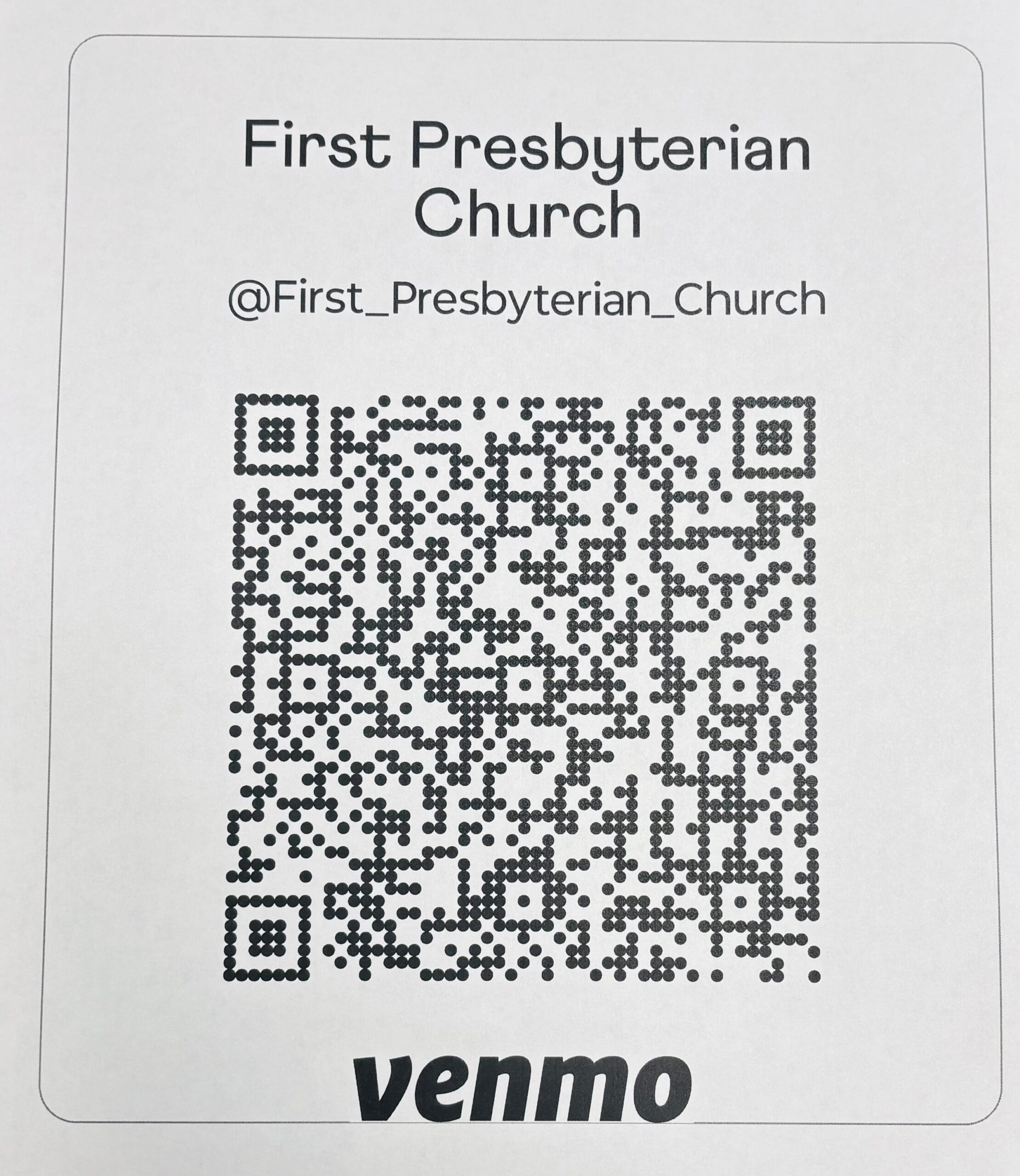 Venmo QR Code
